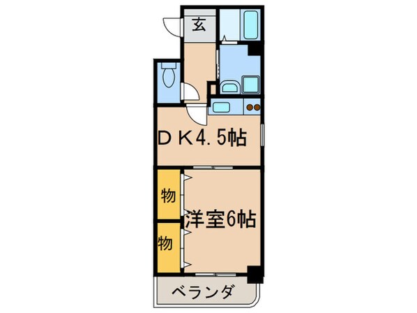 グリ－ンコ－トⅡ番館の物件間取画像